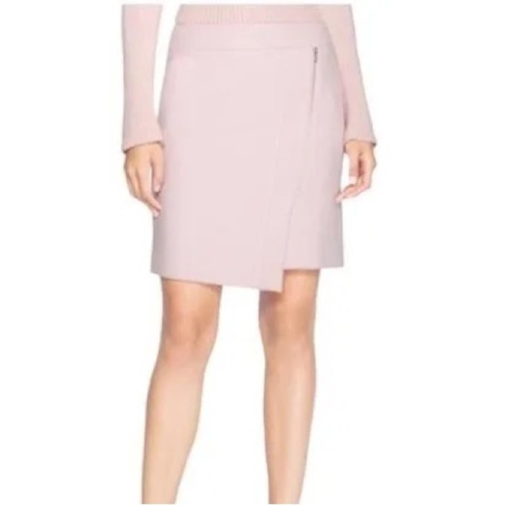 White House/Black Market Petal Pink Blush Asymmetrical Skirt, size 2, MSRP $119